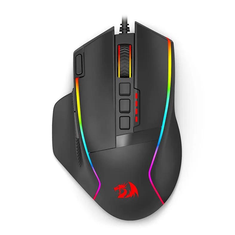 Mouse Gamer Redragon Swain V2 RGB 26000DPI 9 Botoes Preto M915-RGB-V2