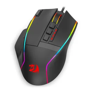 Mouse Gamer Redragon Swain V2 RGB 26000DPI 9 Botoes Preto M915-RGB-V2