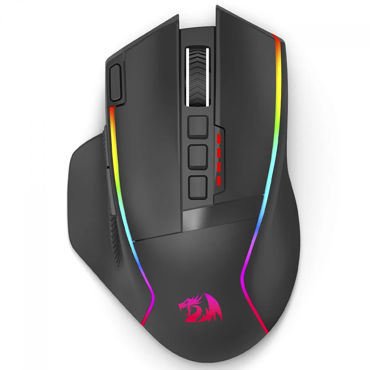 Mouse Gamer Redragon Swain Wireless Bluetooth 16.000 DPI RGB 9 Botões Programáveis Preto M915RGB-WL