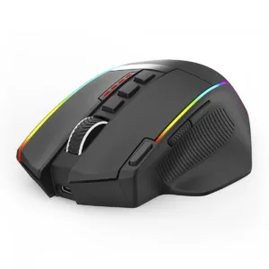 Mouse Gamer Redragon Swain Wireless Bluetooth 16.000 DPI RGB 9 Botões Programáveis Preto M915RGB-WL