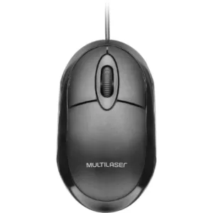 Mouse Óptico Multilaser USB Classi Preto MO300