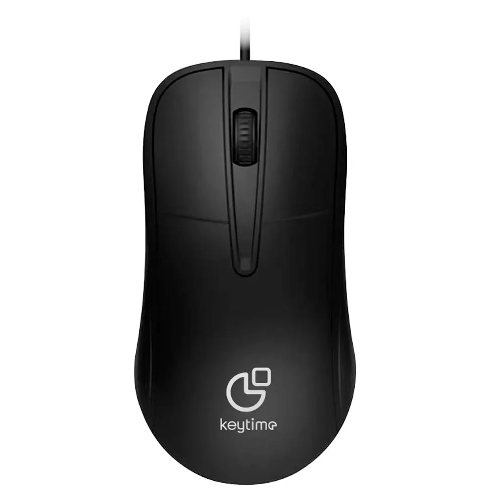 Mouse Óptico USB Keytime Essential Preto KYT00003