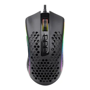 Mouse Gamer Redragon Storm RGB 12400 DPI com 7 Botões Programáveis Preto M808-RGB