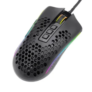 Mouse Gamer Redragon Storm RGB 12400 DPI com 7 Botões Programáveis Preto M808-RGB