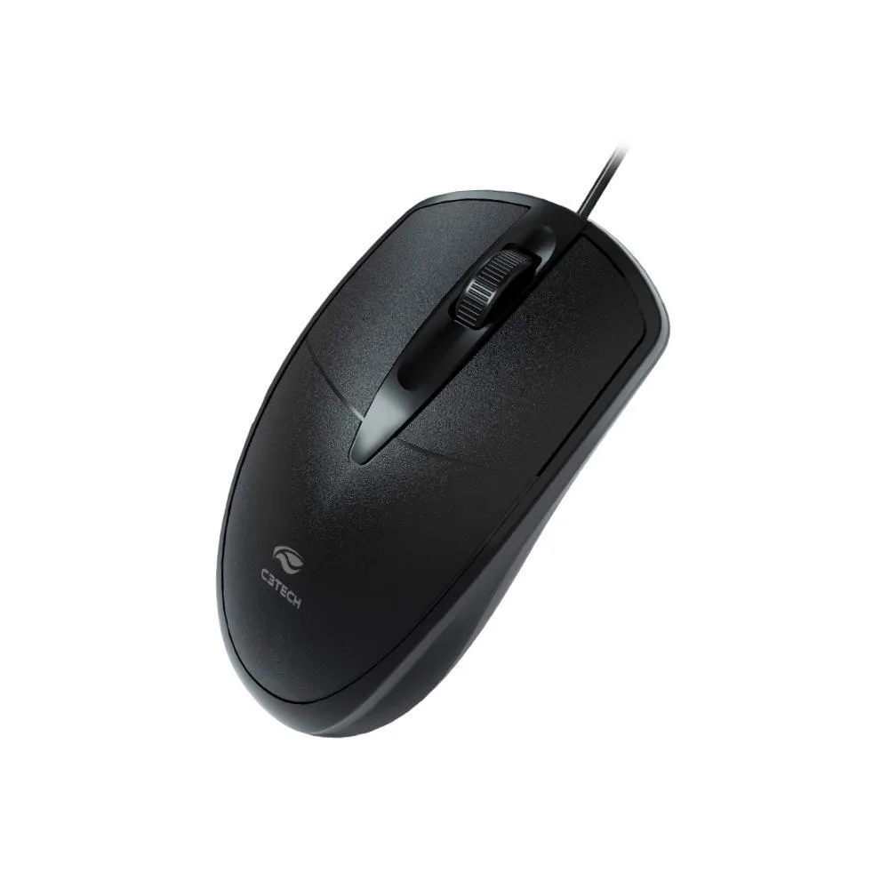 MOUSE USB PRETO 3 BOTÕES MS-31 - C3TECH