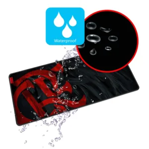 Mousepad Redragon Gamer Flamengo Mantle Edição Oficial Preto e Vermelho FL032 | 900x400x4mm
