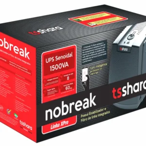 Nobreak TS Shara UPS XPRO Senoidal Universal 1500VA Entrada e Saída Bivolt com 2 Baterias 4538