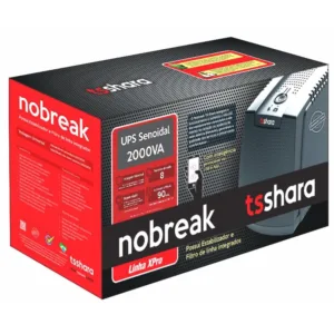 Nobreak TS Shara UPS XPRO Senoidal Universal 2000VA Entrada Bivolt Saída Bivolt com 2 Baterias Internas 4540