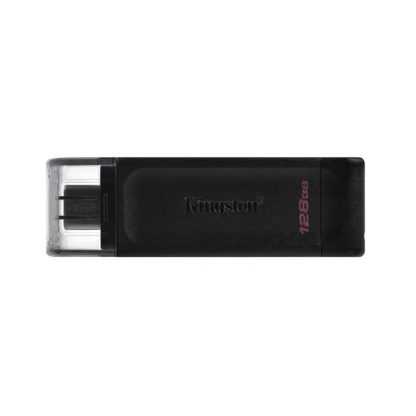 Pen Drive Kingston DataTraveler 70 128GB USB-C 3.2 Gen 1 Preto DT70/128GB