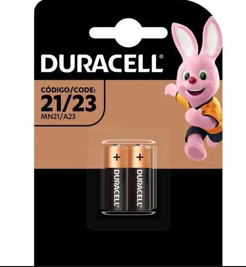 Pilha Alcalina 12v MN21/A23 (C/2 Pilhas) - Duracell