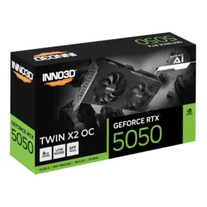 Placa de Vídeo 8GB RTX5050 TWIN X2 OC 128bits GDDR6 N50502-08D6X-174071N - INNO3D