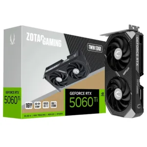 Placa de Vídeo Zotac GeForce RTX 5060 Ti Twin Edge 16GB GDDR7 128-bit ZT-B50620E-10M