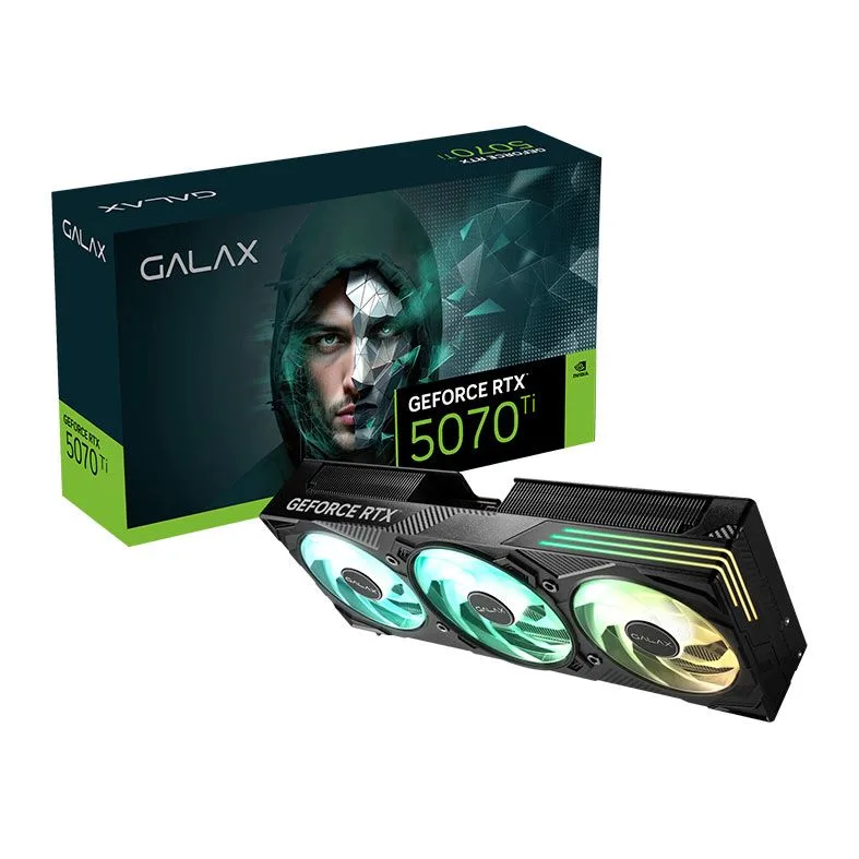 Placa de Vídeo Galax GeForce RTX 5070 Ti EX Gamer 1-Click OC 16GB GDDR7 256-bit 57IZN6MDBUEX