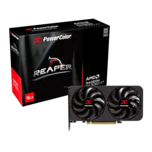 Placa de Vídeo PowerColor Radeon RX 9060 XT Reaper 16GB GDDR6 128-bit RX9060XT-16G-A