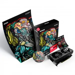Placa de Vídeo PCYES RX 550 Dual Fan Projeto Edge 4GB GDDR5 128-bit PVEX5504GBDF