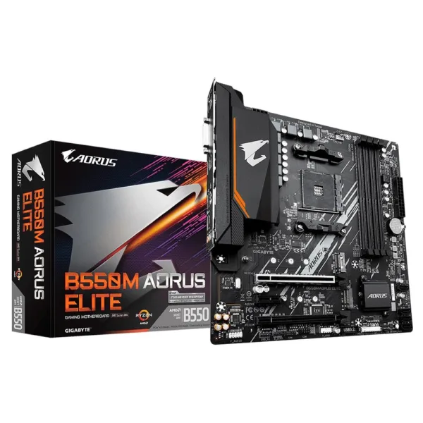 Placa Mãe Gigabyte AM4 B550M Aorus Elite DDR4