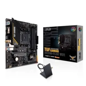 Placa Mãe ASUS AM4 TUF Gaming A520M-Plus WiFi RGB DDR4 90MB17F0-M0EAY0