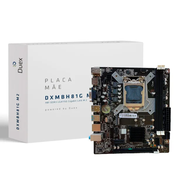 Placa Mãe DUEX LGA 1150 DXMBH81G M.2 Intel DDR3