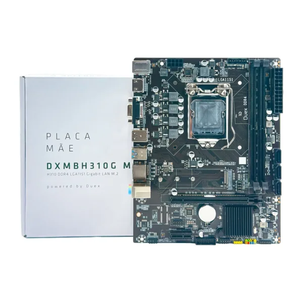 Placa Mãe Duex LGA 1151 DXMBH310G M2 Intel DDR4