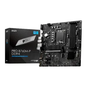 Placa Mãe MSI LGA 1700 PRO B760M-P DDR4 Chipset B760 911-7E02-001
