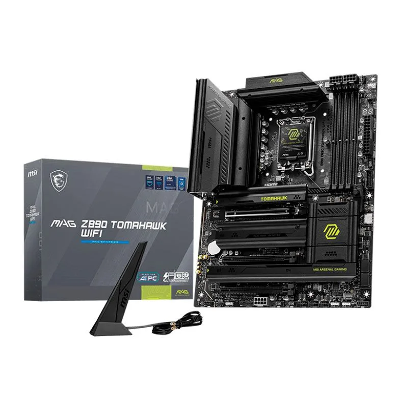 Placa Mãe MSI LGA 1851 Mag Z890 Tomahawk WIFI Chipset Z890 Intel ATX DDR5 911-7E32-003