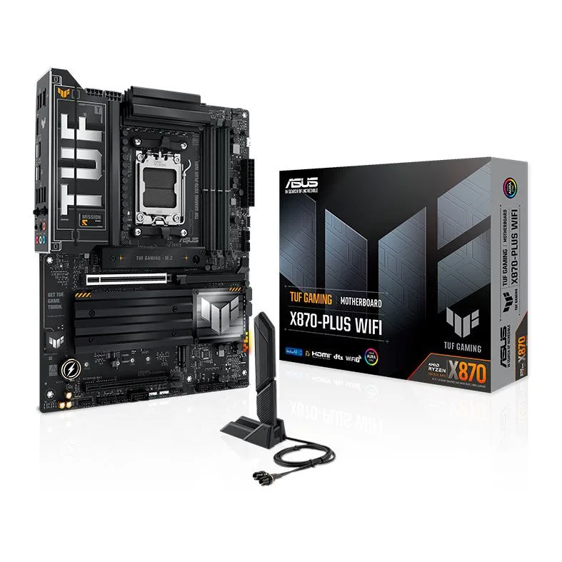 Placa Mãe Asus TUF Gaming X870-Plus Wifi DDR5 Socket AMD AM5 Chipset AMD X870