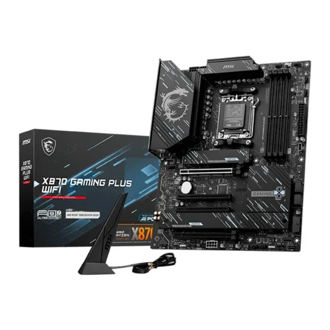 Placa Mãe MSI X870 Gaming Plus WiFi DDR5 AMD X870 AM5 911-7E47-013
