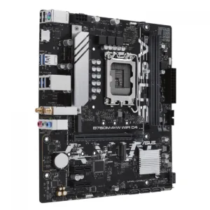 Placa Mãe Asus B760M-AYW WIFI D4 Chipset B760 Intel LGA 1700 mATX DDR4 90MB1EA0-M1EAY0