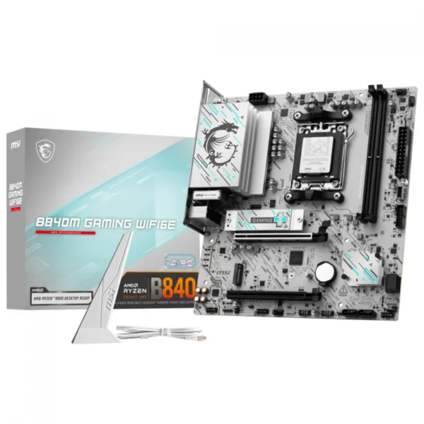 Placa Mãe B840M Gaming WiFi6E Chipset B840 AMD AM5 mATX DDR5 - MSI