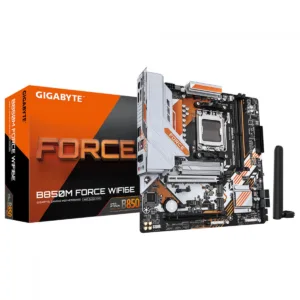 Placa-Mãe Gigabyte B850M Force WiFi 6E V2 Chipset B850 AMD AM5 mATX DDR5