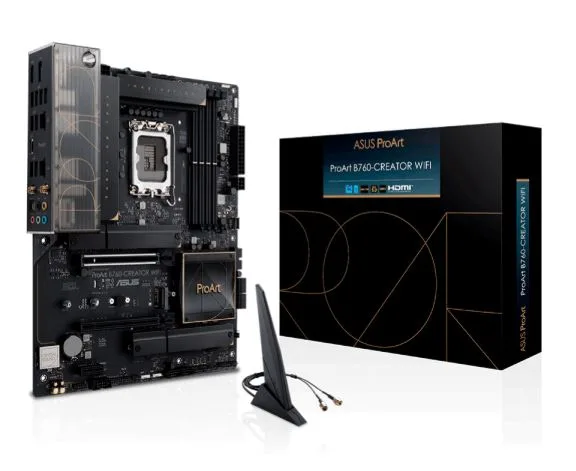 Placa Mãe Asus ProArt B760-CREATOR WIFI Chipset B760 intel LGA 1700 ATX DDR5 90MB1FY0-M1EAY0