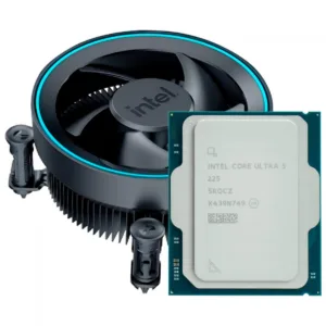 Processador Intel Core Ultra 5 225 Otimizado para IA 3.3 Ghz (4.9Ghz Turbo) Série 2 10-Cores 10-Threads LGA 1851 BX80768225