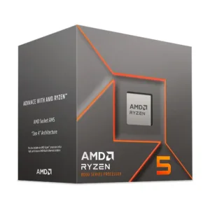 Processador AMD Ryzen 5 8400F 4.2 GHz (4.7 GHz Max Turbo) Cachê 22MB AM5 6 Núcleos 12 Threads 100-100001591BOX