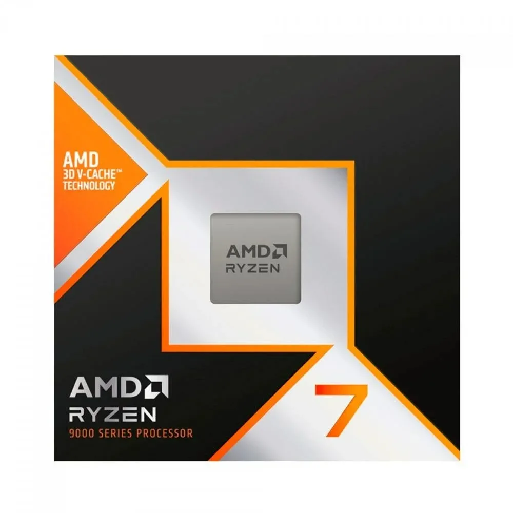 Processador AMD Ryzen 7 9800X3D Cache 8MB 8 Núcleos 16 Threads AM5 100-100001084WOF
