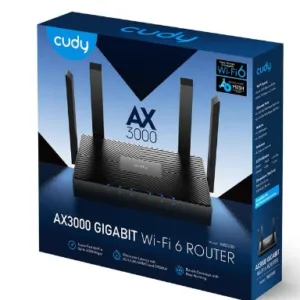 Roteador Cudy WR3000 AX3000 Wi-Fi 6 Dual Band 4 Portas Gigabit