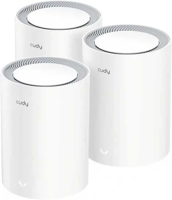Sistema Wi-Fi Mesh Cudy M3000 AX3000 Gigabit Wi-Fi 6 Kit 3 Unidades V2.0