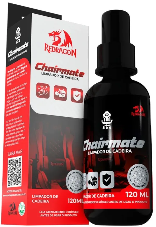 Solução Nano para Limpeza de Cadeiras Gamer Chairmate CP3631 - Redragon