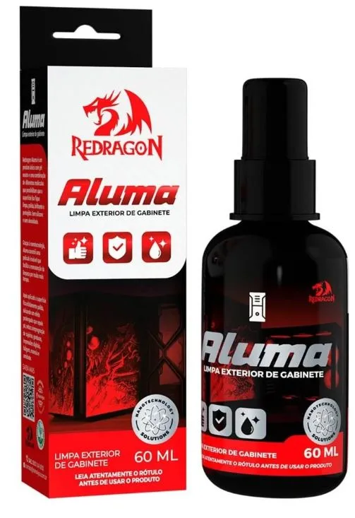 Solução para Limpeza de Gabinetes Aluma 60ml CP3628 - Redragon