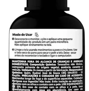 Solução para Limpeza de Telas e Monitores Redragon Clarity 60ml CP3627 - Redragon