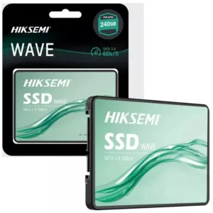 SSD 240GB Hiksemi SATA3 Wave Leitura/Gravação 530/400 MB/s HS-SSD-WAVE(S) 240G