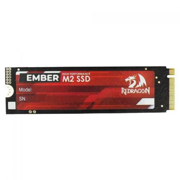 SSD Ember Redragon 256GB M.2 PCIe 3.0 Leitura 2265MB/s E Gravação 1350MB/s GD-406