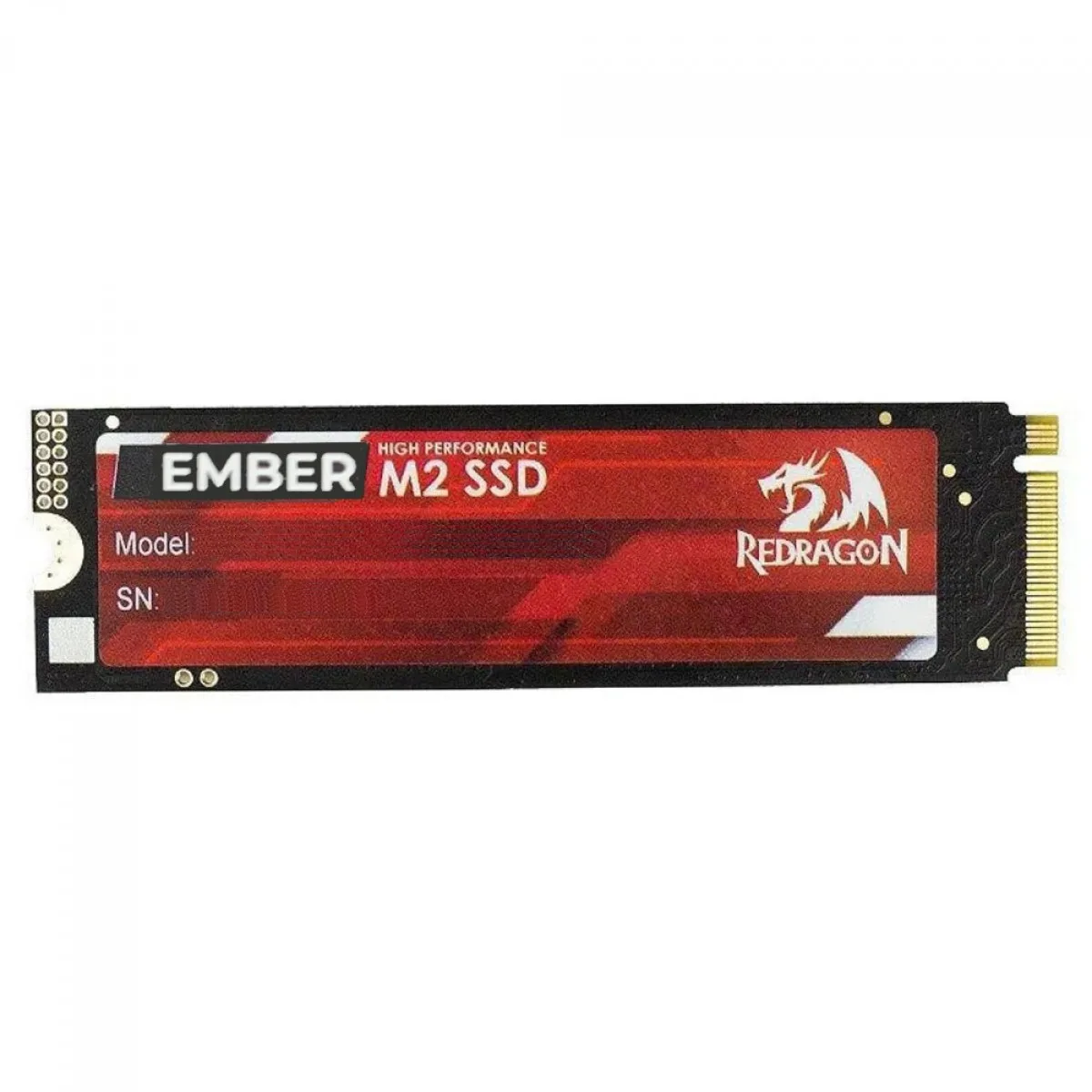 SSD Ember Redragon 256GB M.2 PCIe 3.0 Leitura 2265MB/s E Gravação 1350MB/s GD-406
