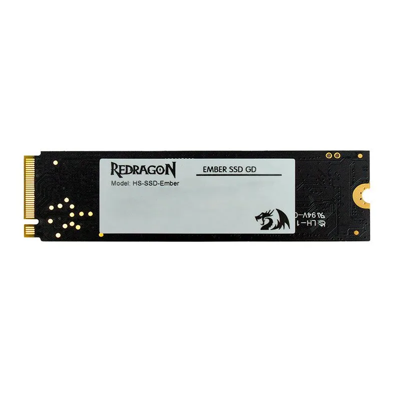 SSD Redragon Ember 512GB M.2 2280 PCIe NVMe Leitura 2100MB/s Gravação 1800MB/s GD-407