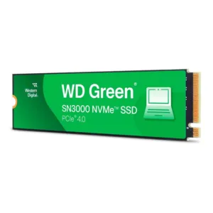 SSD WD Green SN3000 500GB M.2 NVMe PCIe 4.0 Leitura 5000MB/s Gravação 4100MB/s WDS500G4G0E