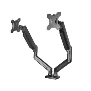 Suporte de Mesa Duplo Bluecase Ergo Flexy BSMTG02-B para 2 Monitores 12" a 32" com Pistão a Gás