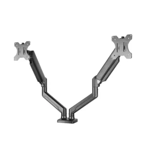 Suporte de Mesa Duplo Bluecase Ergo Flexy BSMTG02-B para 2 Monitores 12" a 32" com Pistão a Gás