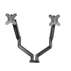 Suporte de Mesa Duplo Bluecase Ergo Flexy BSMTG02-B para 2 Monitores 12" a 32" com Pistão a Gás