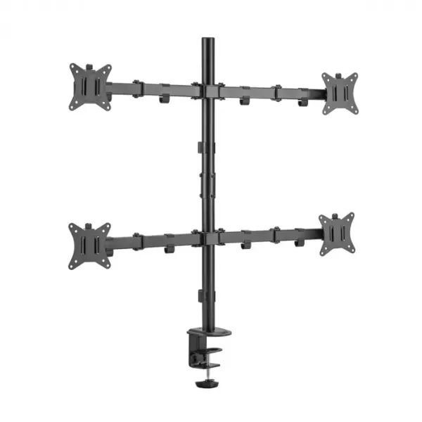 Suporte Articulado para 4 Monitores Vinik SMQ440C Vertical 17" a 32" com Padrão VESA