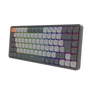 Teclado Mecânico Gamer Redragon Azure RGB Low-Profile Wireless Bluetooth Switch Brown ABNT2 Preto/Cinza K652GG-RGB-PRO (PT-BROWN)
