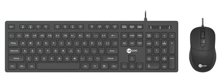 Teclado e Mouse by Lenovo Com Fio USB Wired ABNT2 CM102 - Lecoo